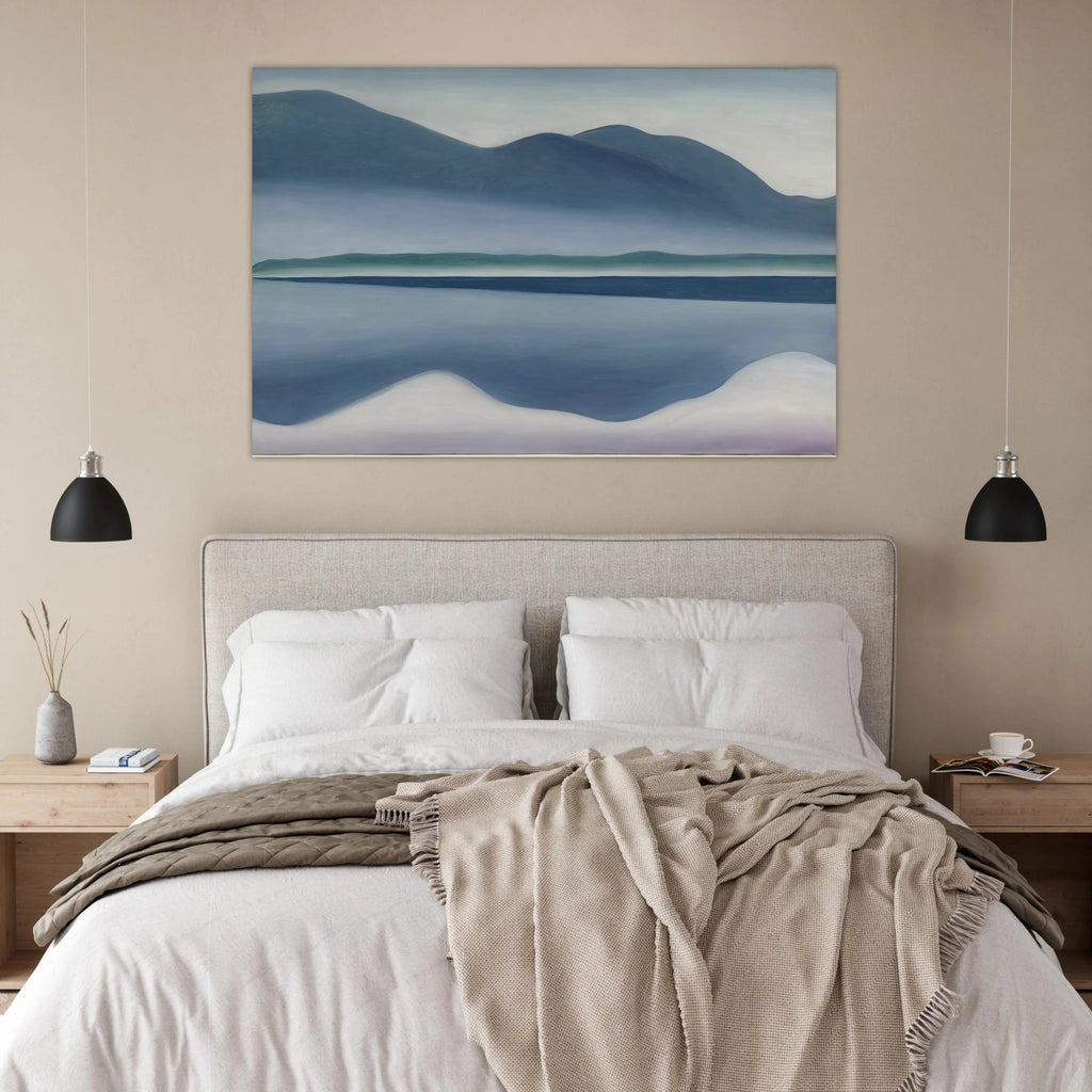 Lake George  formerly Reflection Seascape  Poster | Georgia O'Keeffe Poster | Georgia O Keeffe Prints