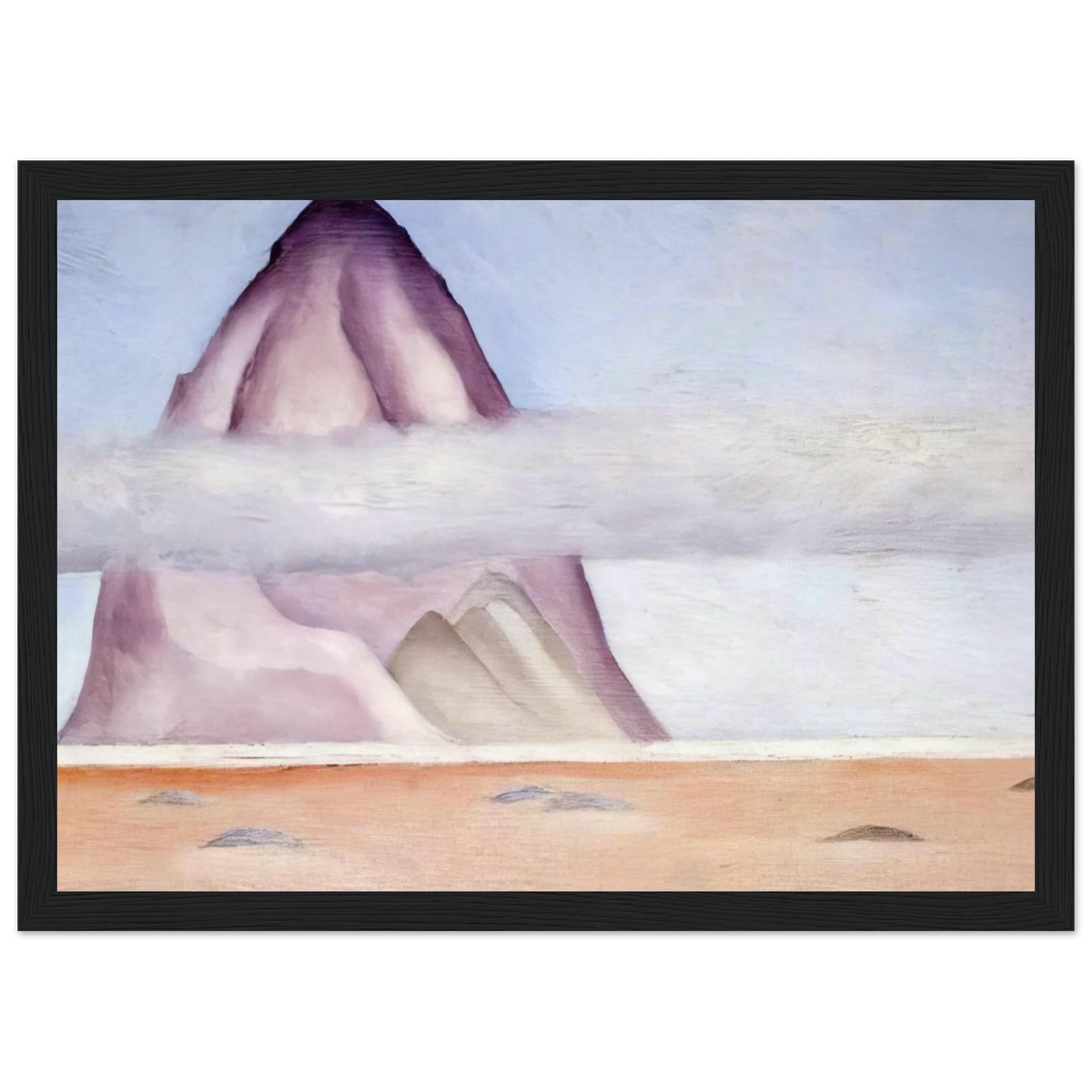 Misty - A Memory Framed Poster | Georgia O'Keeffe Framed Prints Wall Art | Georgia O Keeffe Prints