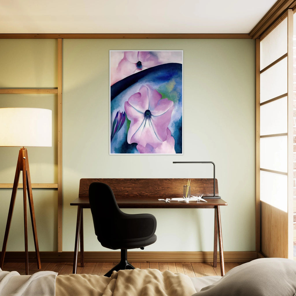 Petunia II Framed Poster | Georgia O'Keeffe Framed Prints Wall Art | Georgia O Keeffe Prints