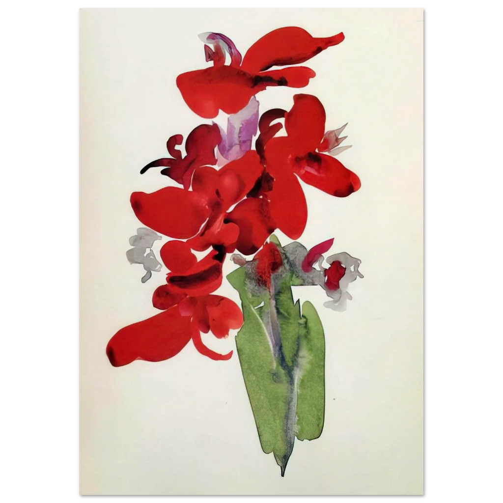 Red Canna Poster | Georgia O'Keeffe Poster | Georgia O Keeffe Prints
