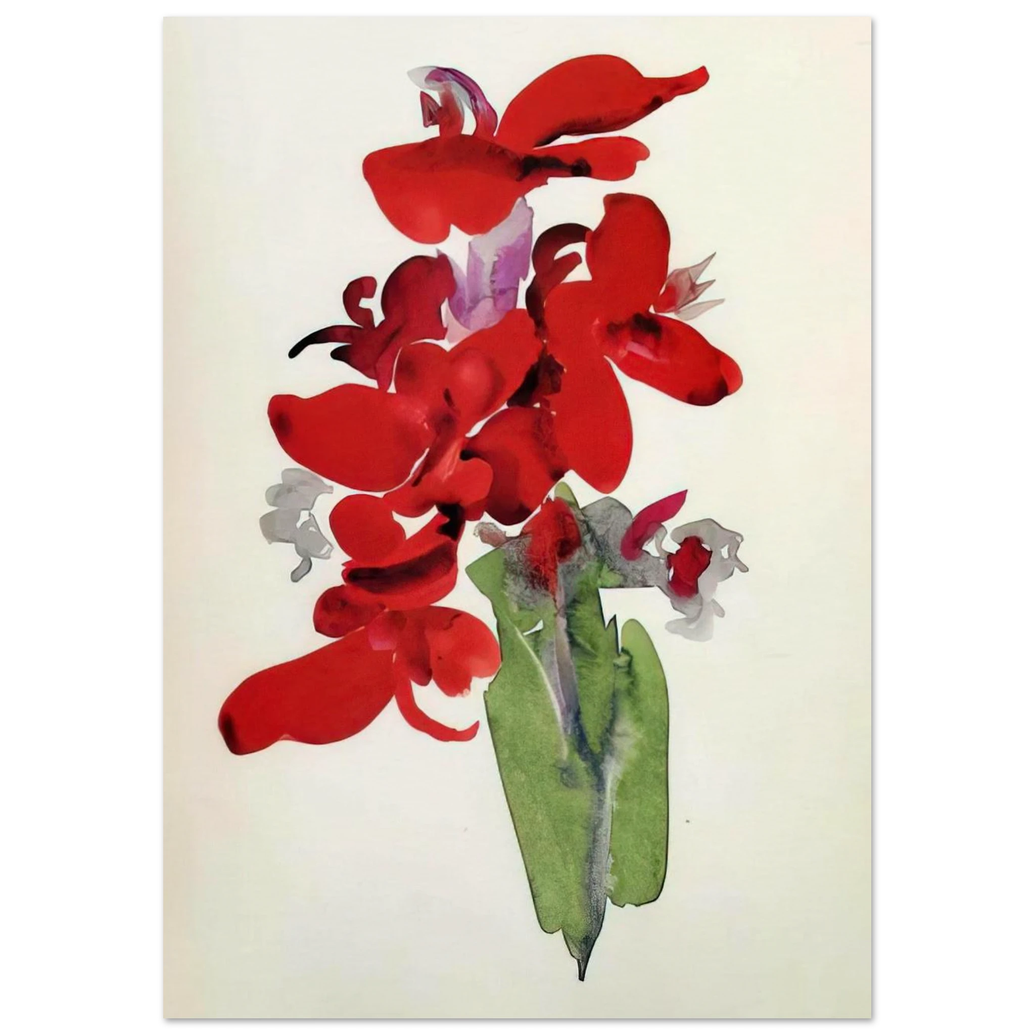 Red Canna Poster | Georgia O'Keeffe Poster | Georgia O Keeffe Prints