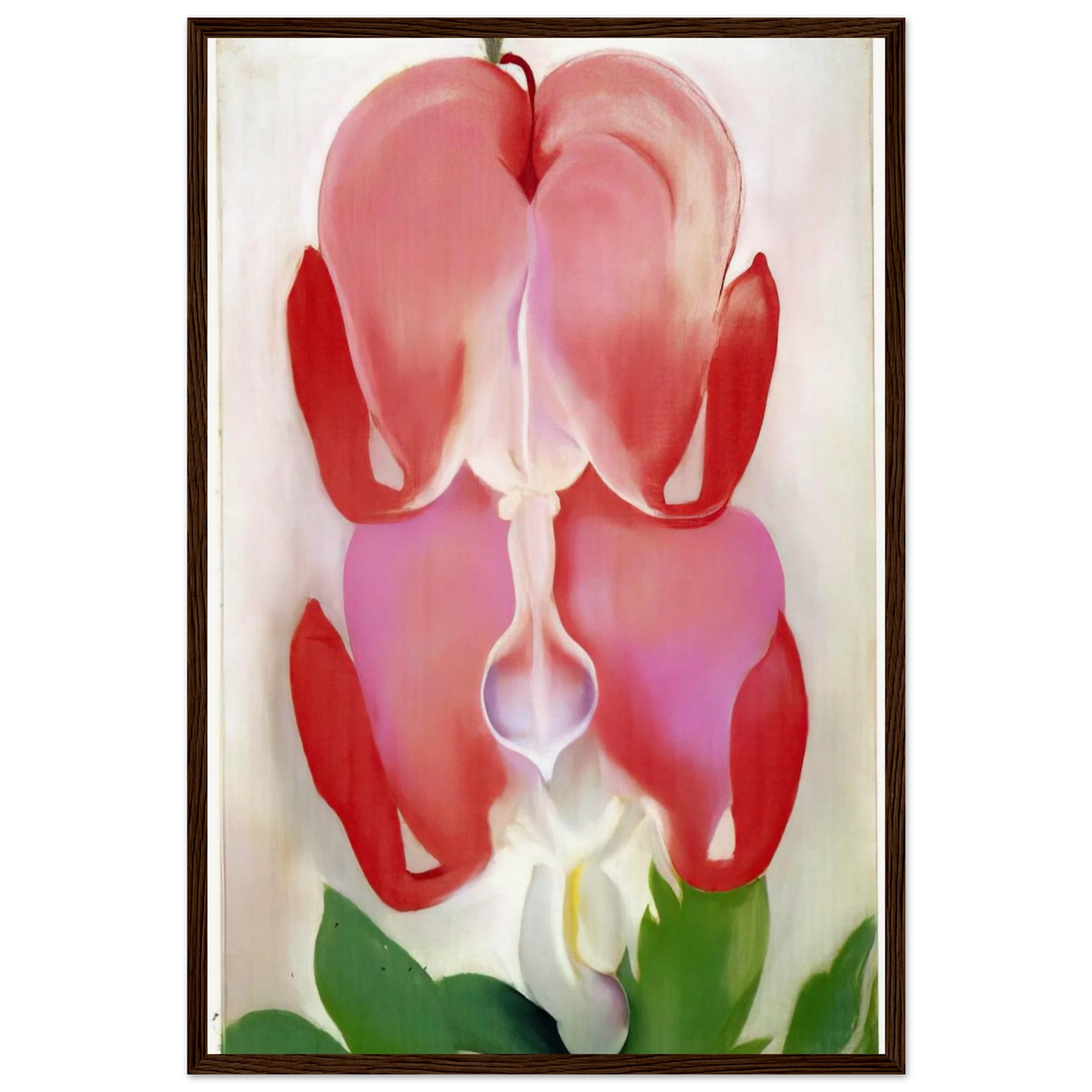 Bleeding Heart Framed Poster | Georgia O'Keeffe Framed Prints Wall Art | Georgia O Keeffe Prints