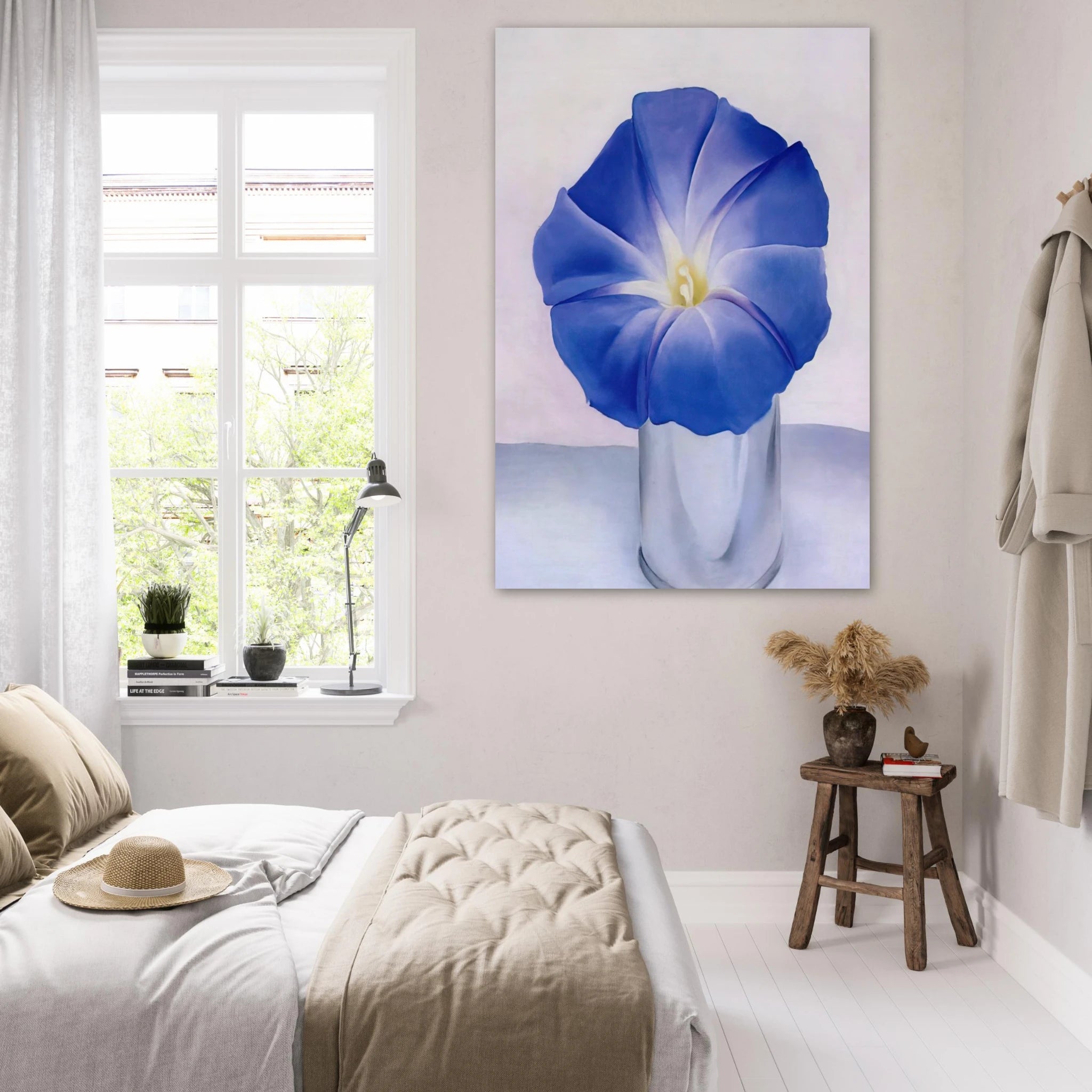 Blue Morning Glory Poster | Georgia O'Keeffe Poster | Georgia O Keeffe Prints
