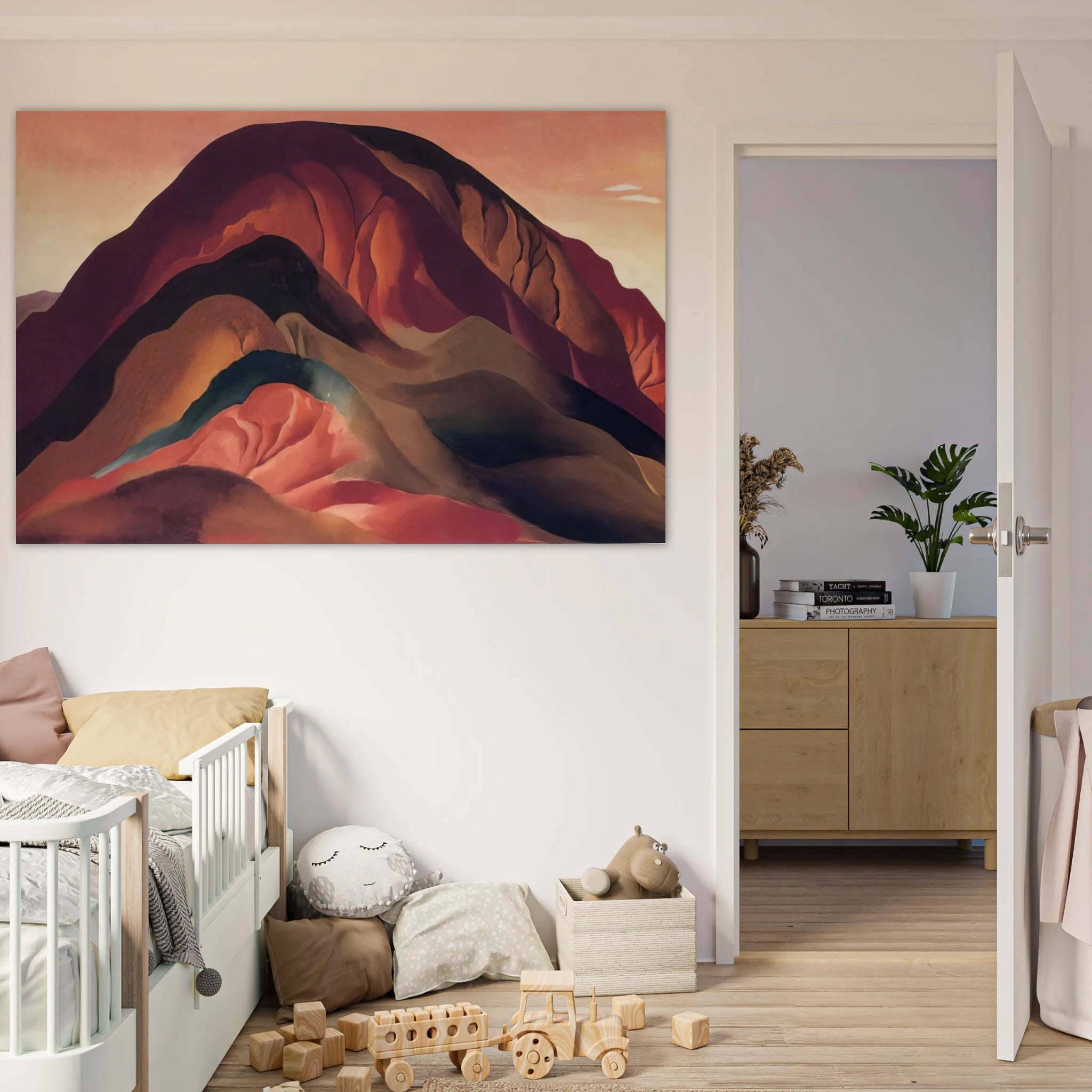 Rust Red Hills Poster | Georgia O'Keeffe Poster | Georgia O Keeffe Prints