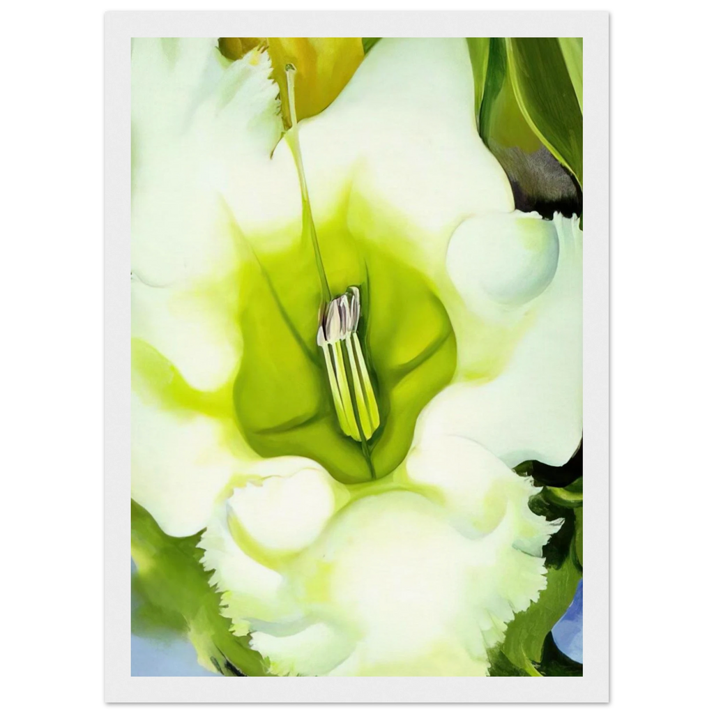 Cup Of Silver Ginger Framed Poster | Georgia O'Keeffe Framed Prints Wall Art | Georgia O Keeffe Prints