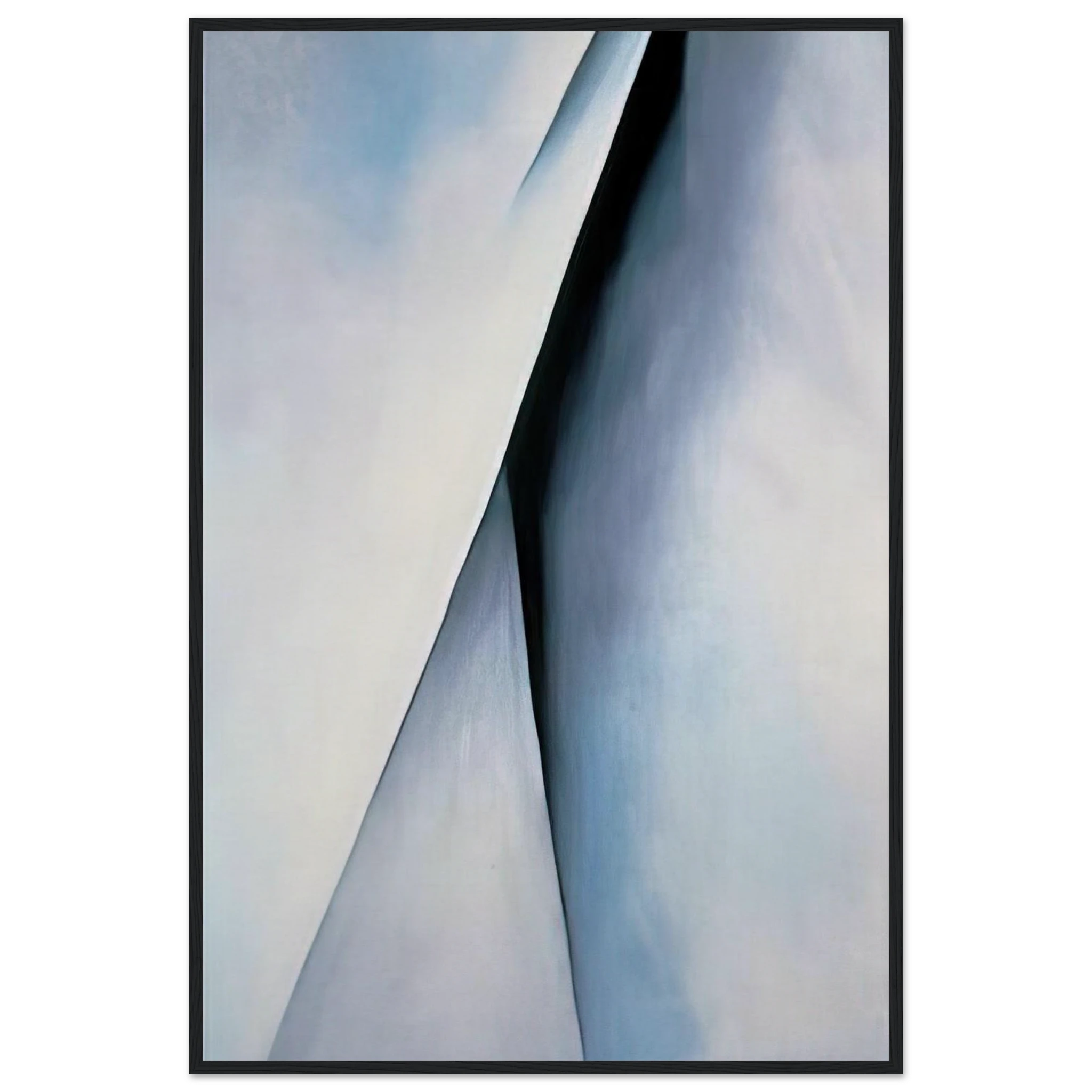 Abstraction White Framed Poster | Georgia O'Keeffe Framed Prints Wall Art | Georgia O Keeffe Prints