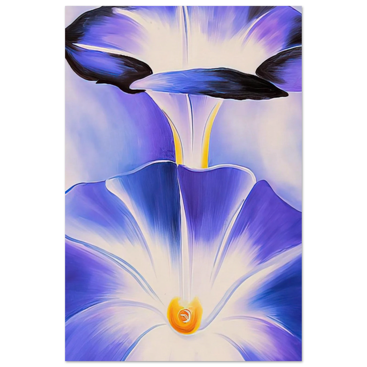 Blue Morning Glories Poster | Georgia O'Keeffe Poster | Georgia O Keeffe Prints