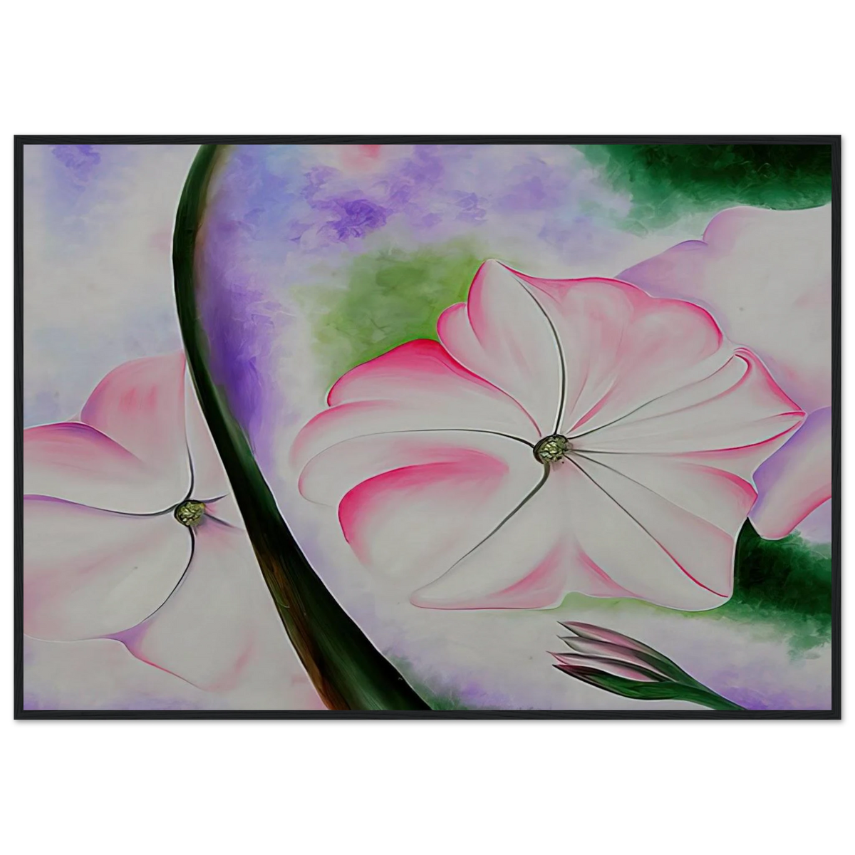Petunia No. 2 Framed Poster | Georgia O'Keeffe Framed Prints Wall Art | Georgia O Keeffe Prints