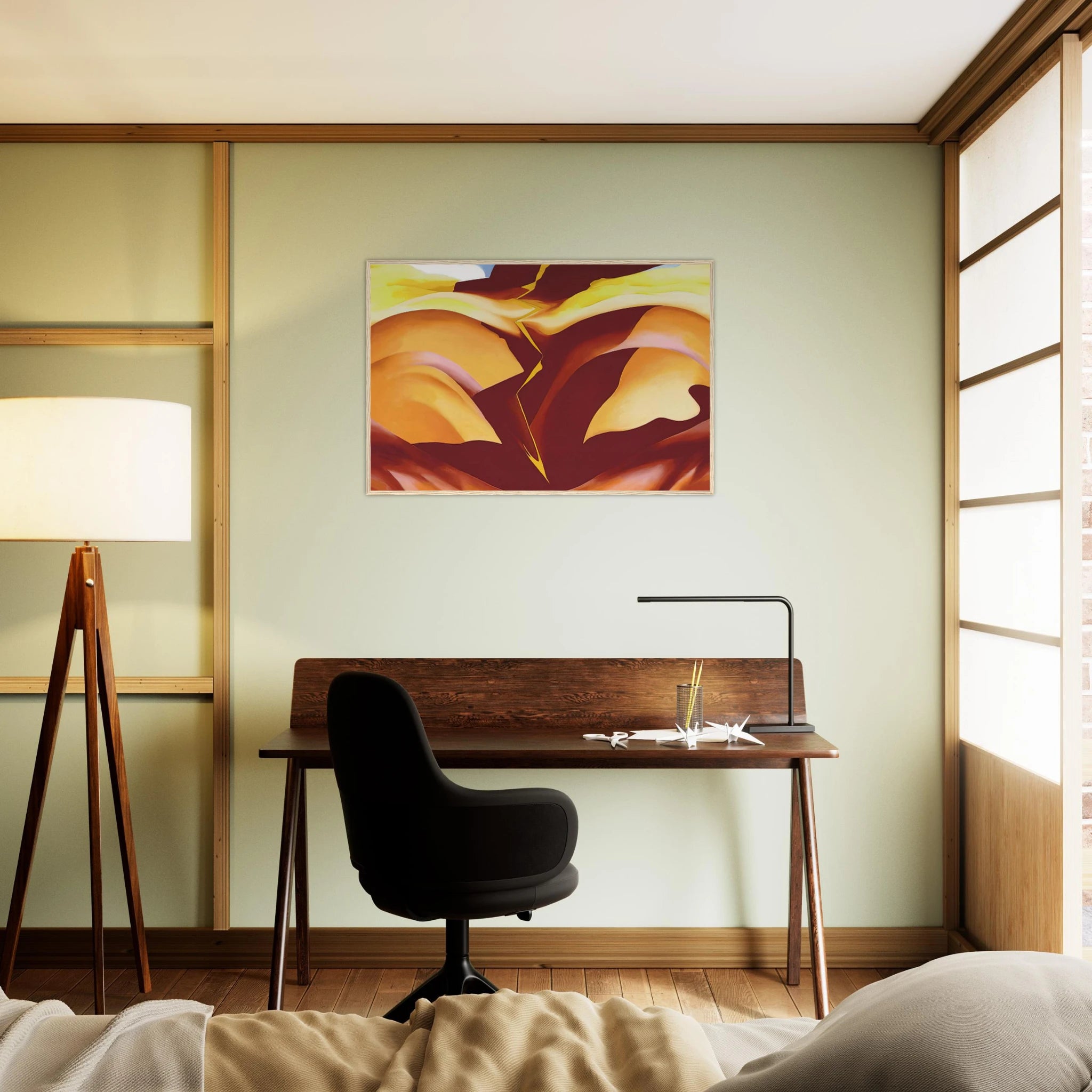 Black Place IV Framed Poster | Georgia O'Keeffe Framed Prints Wall Art | Georgia O Keeffe Prints