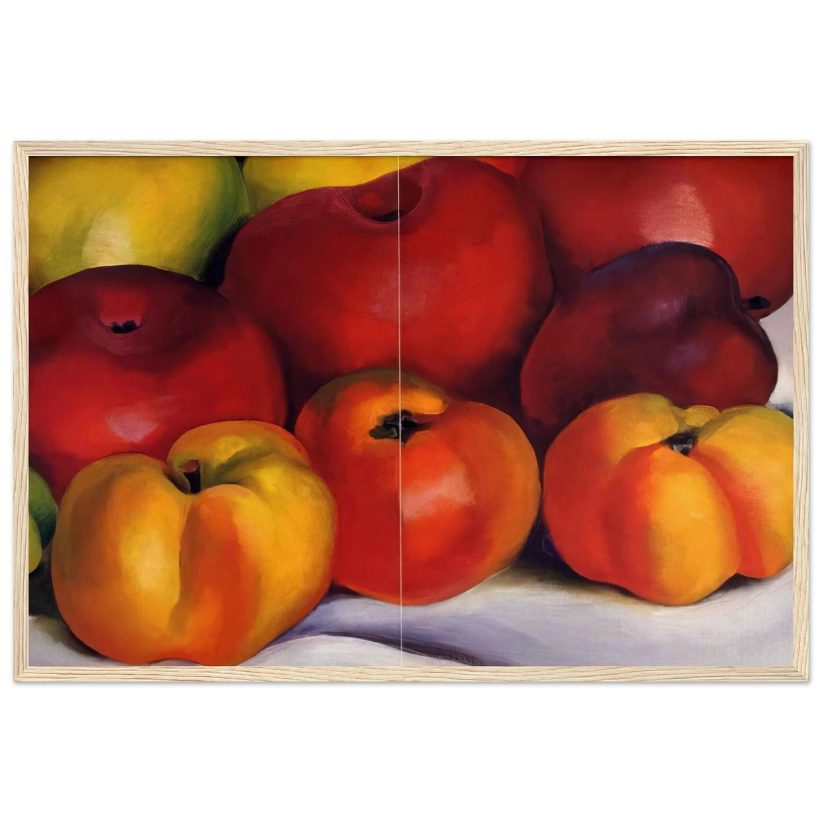 Apple Family Framed Poster | Georgia O'Keeffe Framed Prints Wall Art | Georgia O Keeffe Prints