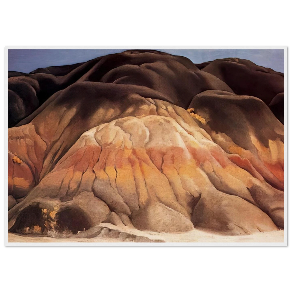 Grey Hills Framed Poster | Georgia O'Keeffe Framed Prints Wall Art | Georgia O Keeffe Prints