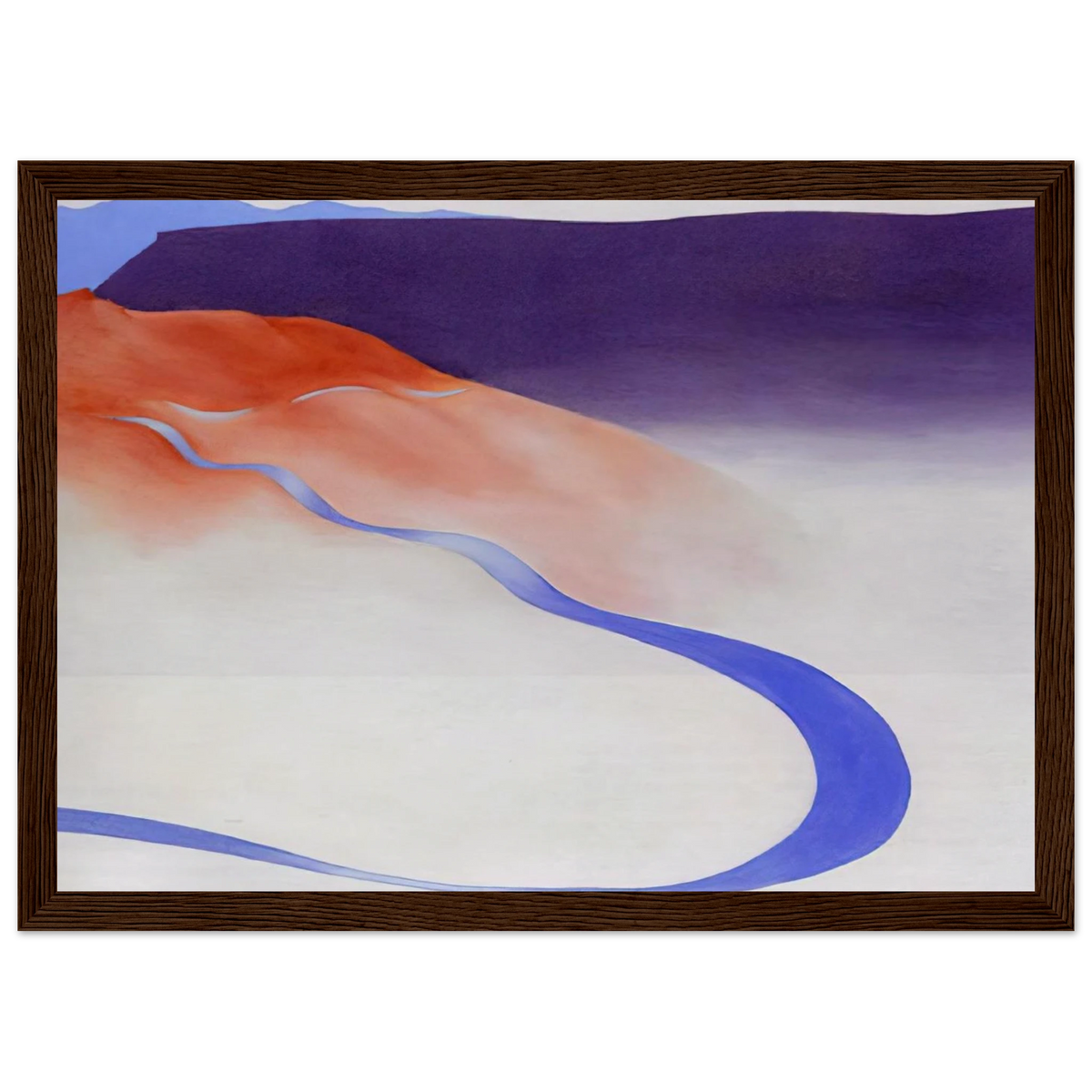 Road to the Ranch Framed Poster | Georgia O'Keeffe Framed Prints Wall Art | Georgia O Keeffe Prints