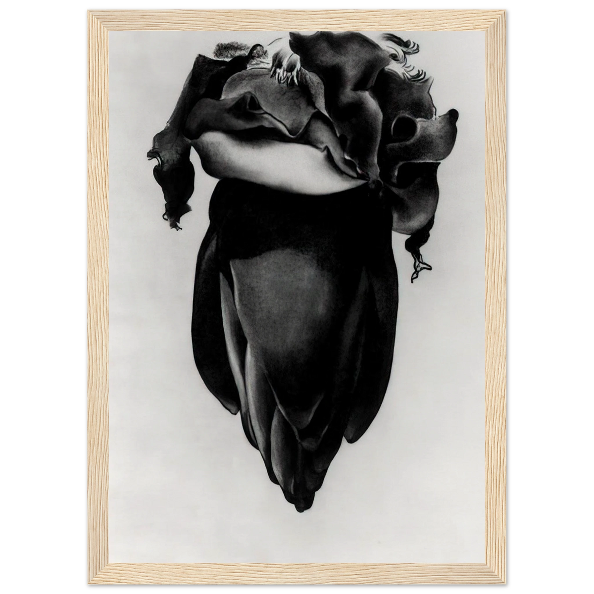 Banana Flower Framed Poster | Georgia O'Keeffe Framed Prints Wall Art | Georgia O Keeffe Prints