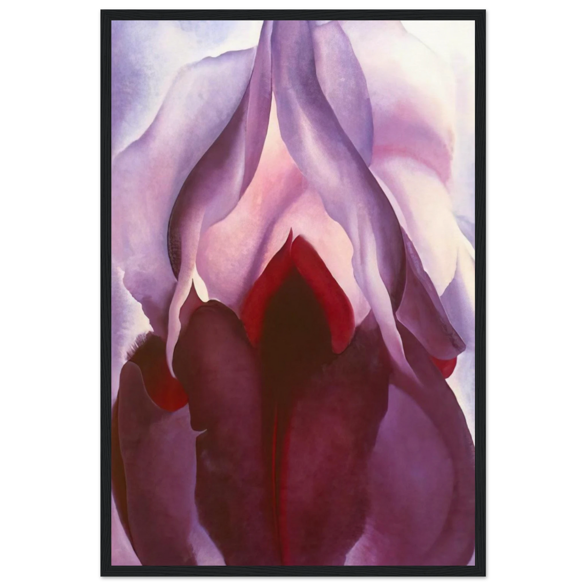 Flower of Life II Framed Poster | Georgia O'Keeffe Framed Prints Wall Art | Georgia O Keeffe Prints