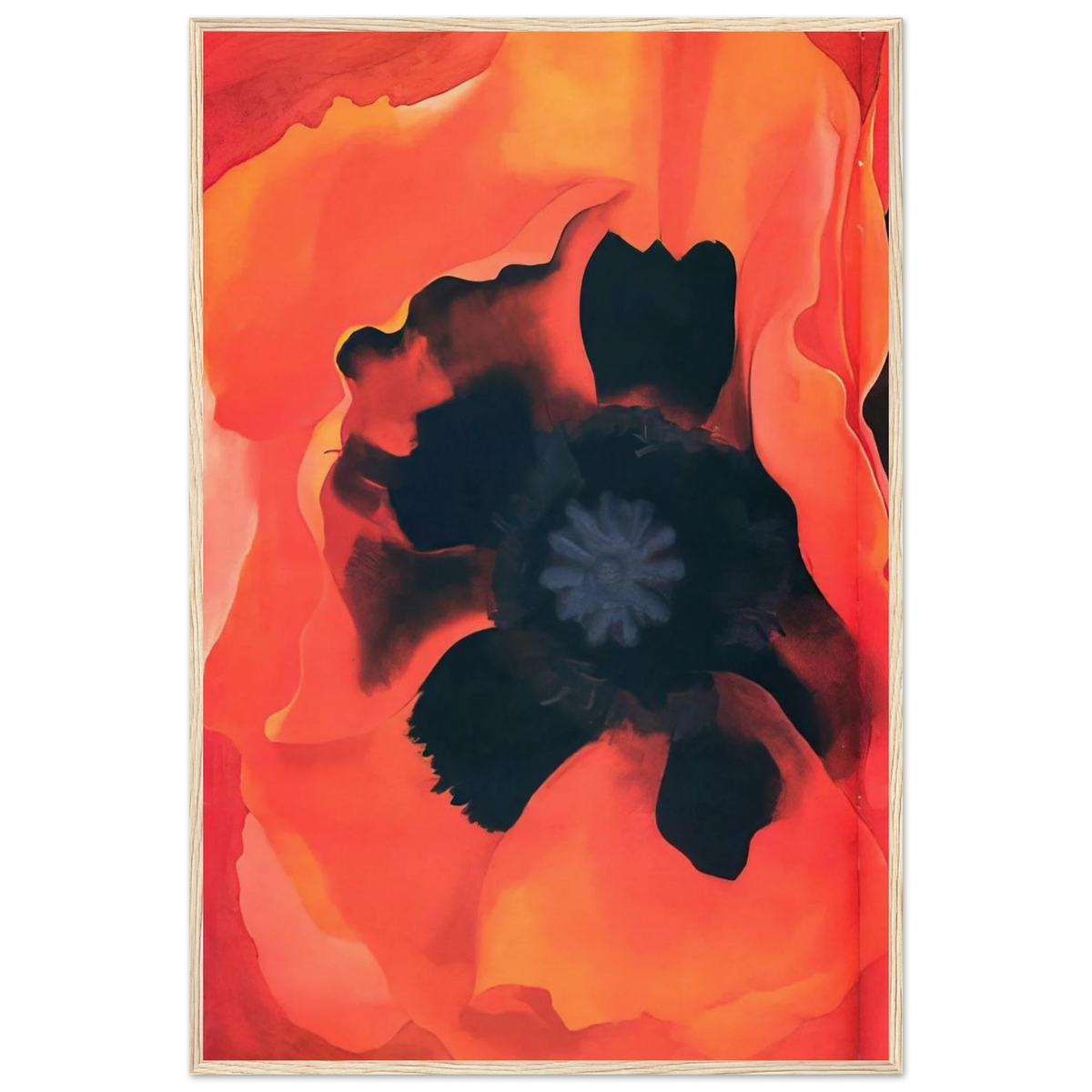 Poppy 2 Framed Poster | Georgia O'Keeffe Framed Prints Wall Art | Georgia O Keeffe Prints
