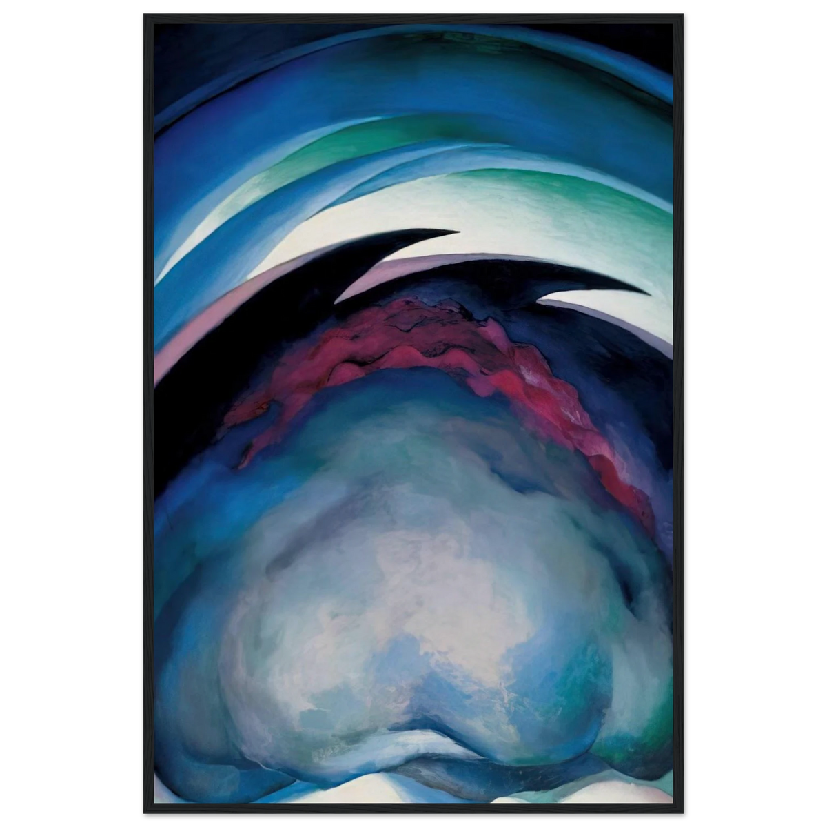 From the Plains I Framed Poster | Georgia O'Keeffe Framed Prints Wall Art | Georgia O Keeffe Prints