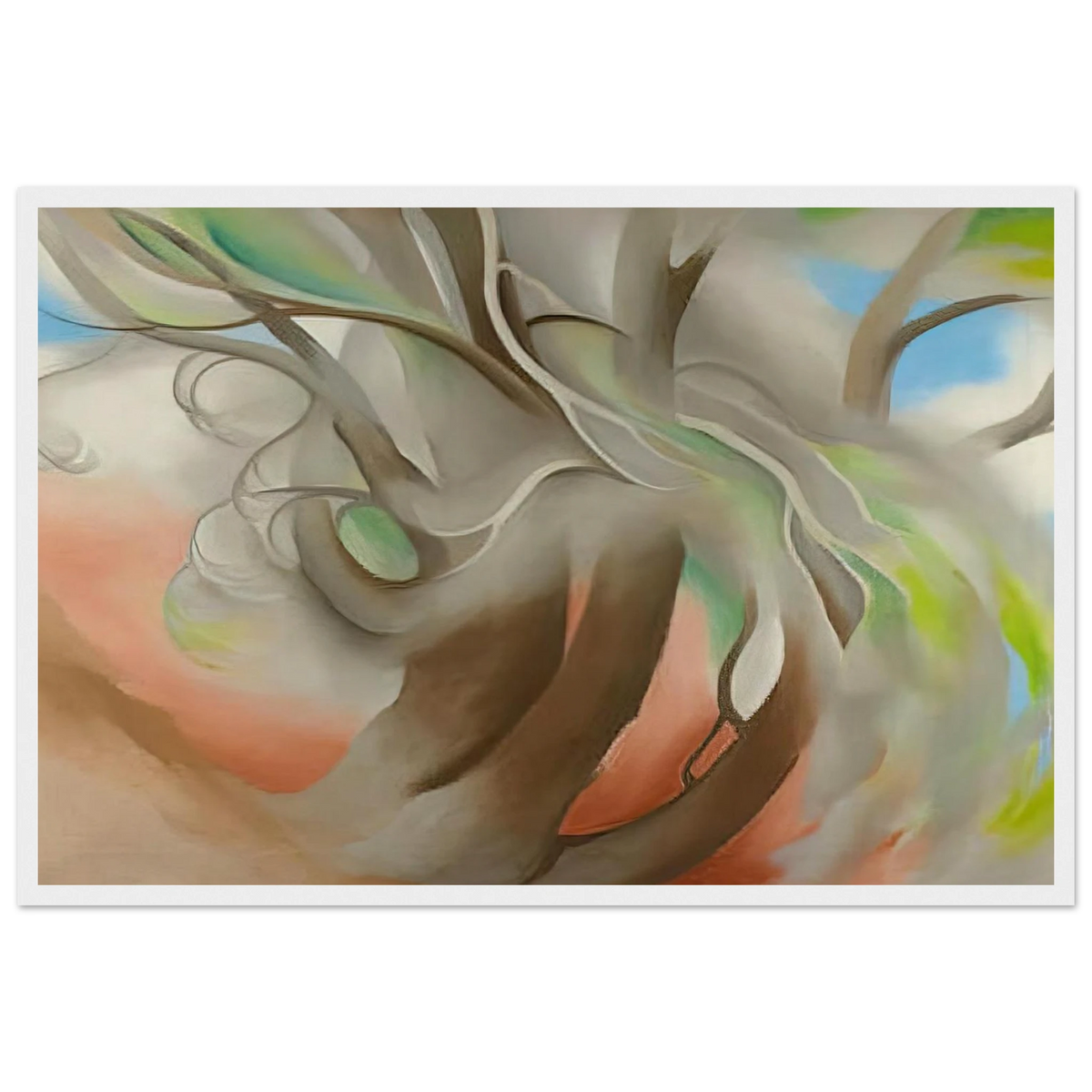 Spring Tree No. II Framed Poster | Georgia O'Keeffe Framed Prints Wall Art | Georgia O Keeffe Prints