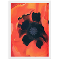 Poppy 2 Framed Poster | Georgia O'Keeffe Framed Prints Wall Art | Georgia O Keeffe Prints