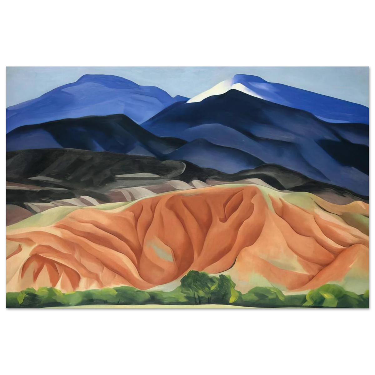 Black Mesa Landscape, New Mexico - Out Back of Mary`s II Poster | Georgia O'Keeffe Poster | Georgia O Keeffe Prints