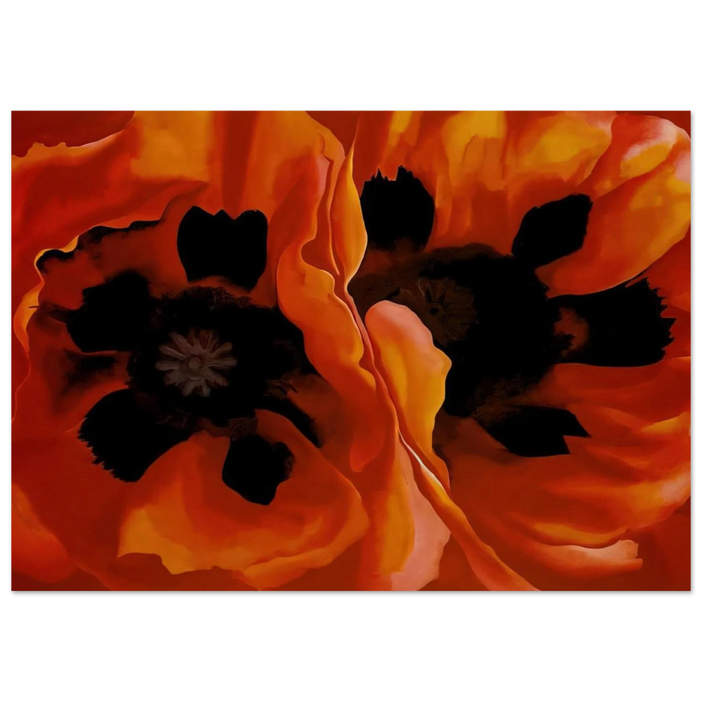 Oriental Poppies Poster | Georgia O'Keeffe Poster | Georgia O Keeffe Prints