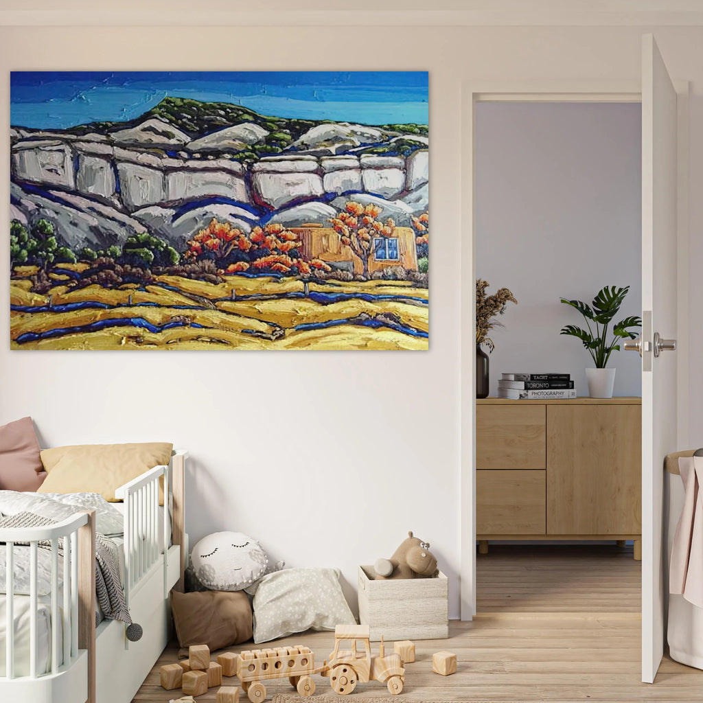 Ghost Ranch Painting Poster | Georgia O'Keeffe Poster | Georgia O Keeffe Prints