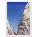 Blue Sky Framed Poster | Georgia O'Keeffe Framed Prints Wall Art | Georgia O Keeffe Prints