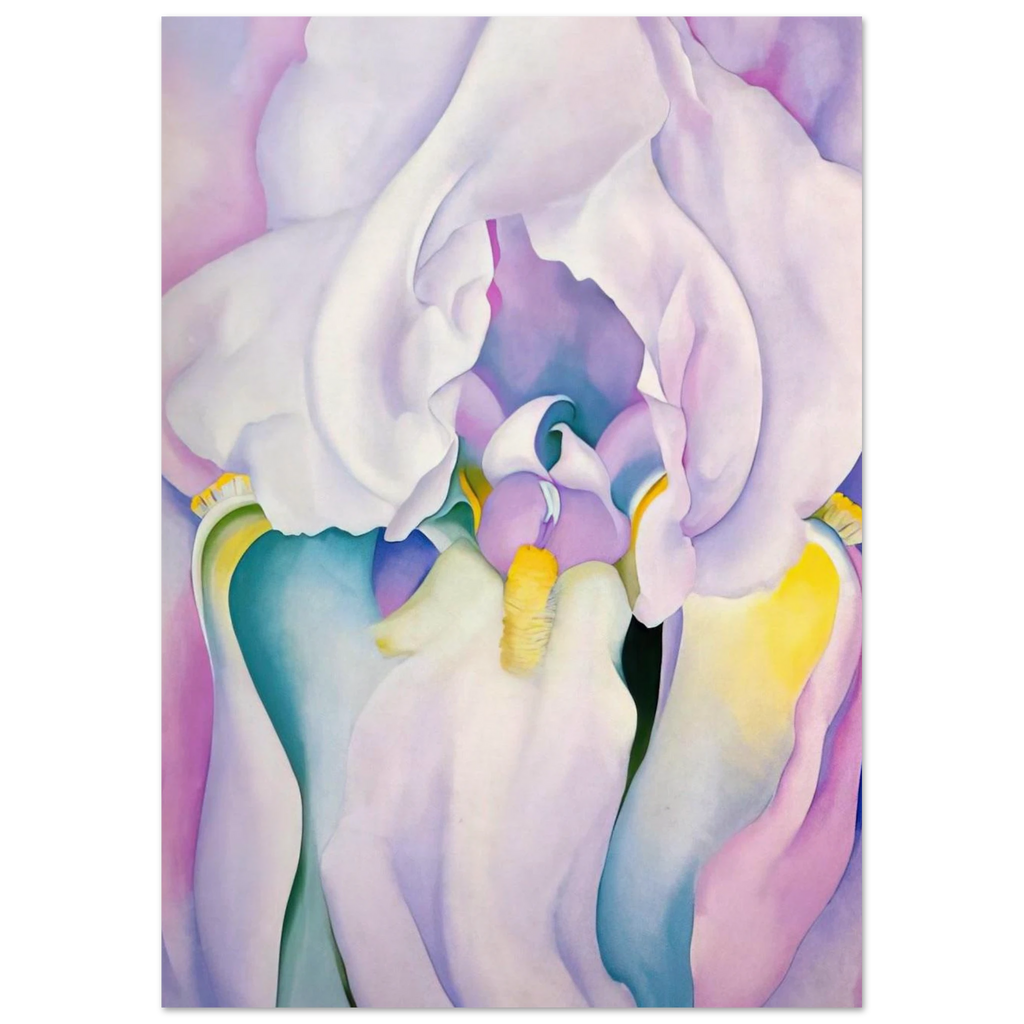 Light of Iris Poster | Georgia O'Keeffe Poster | Georgia O Keeffe Prints