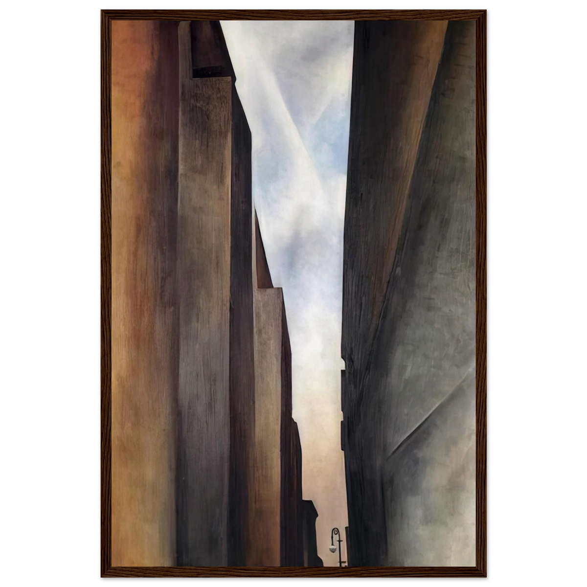 Street of New York II Framed Poster | Georgia O'Keeffe Framed Prints Wall Art | Georgia O Keeffe Prints