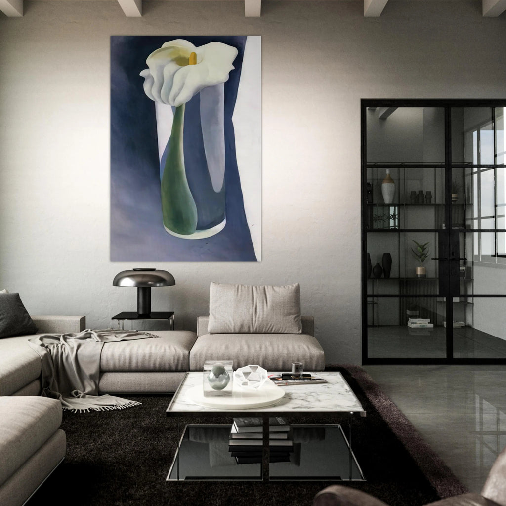 Calla Lily in Tall Glass Poster | Georgia O'Keeffe Poster | Georgia O Keeffe Prints