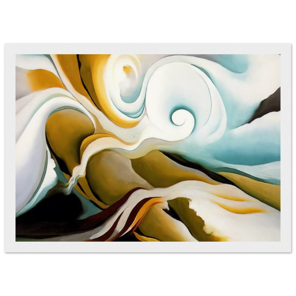 Nature Forms Gasp Framed Poster | Georgia O'Keeffe Framed Prints Wall Art | Georgia O Keeffe Prints