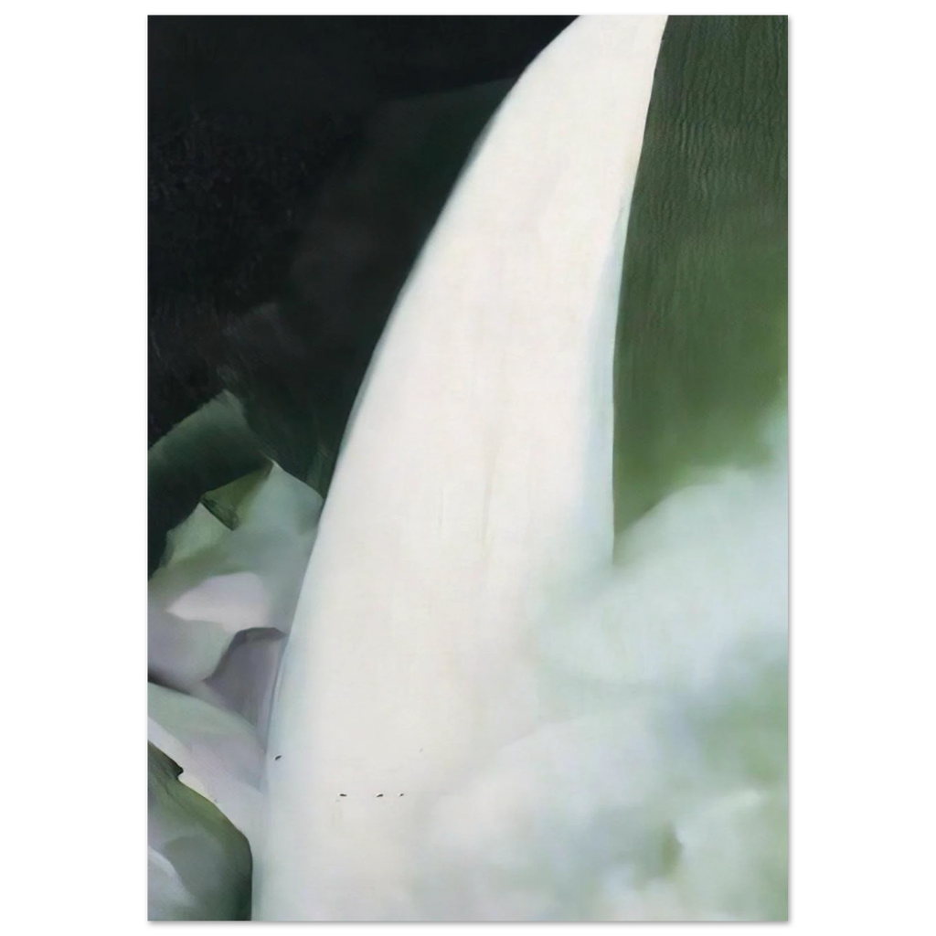 Green and White Poster | Georgia O'Keeffe Poster | Georgia O Keeffe Prints