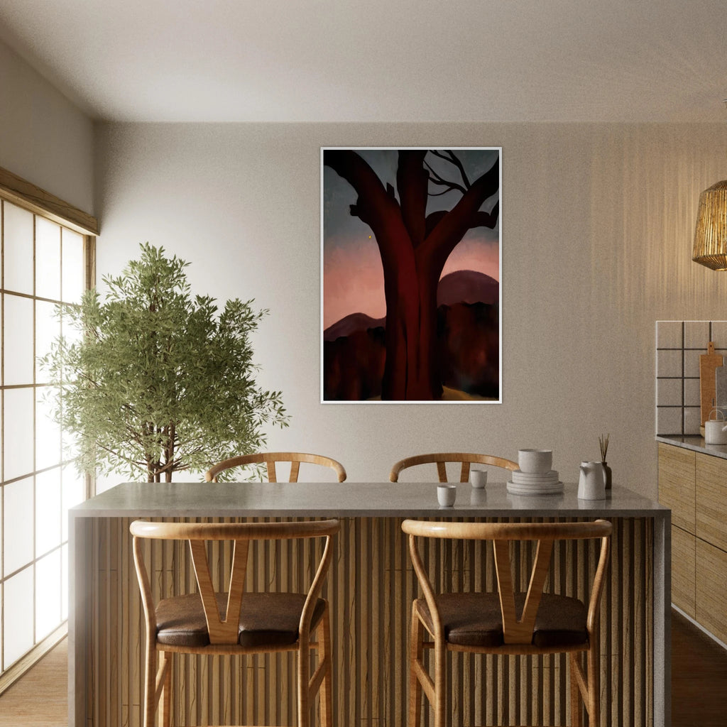Autumn Trees - Chestnut Tree Framed Poster | Georgia O'Keeffe Framed Prints Wall Art | Georgia O Keeffe Prints