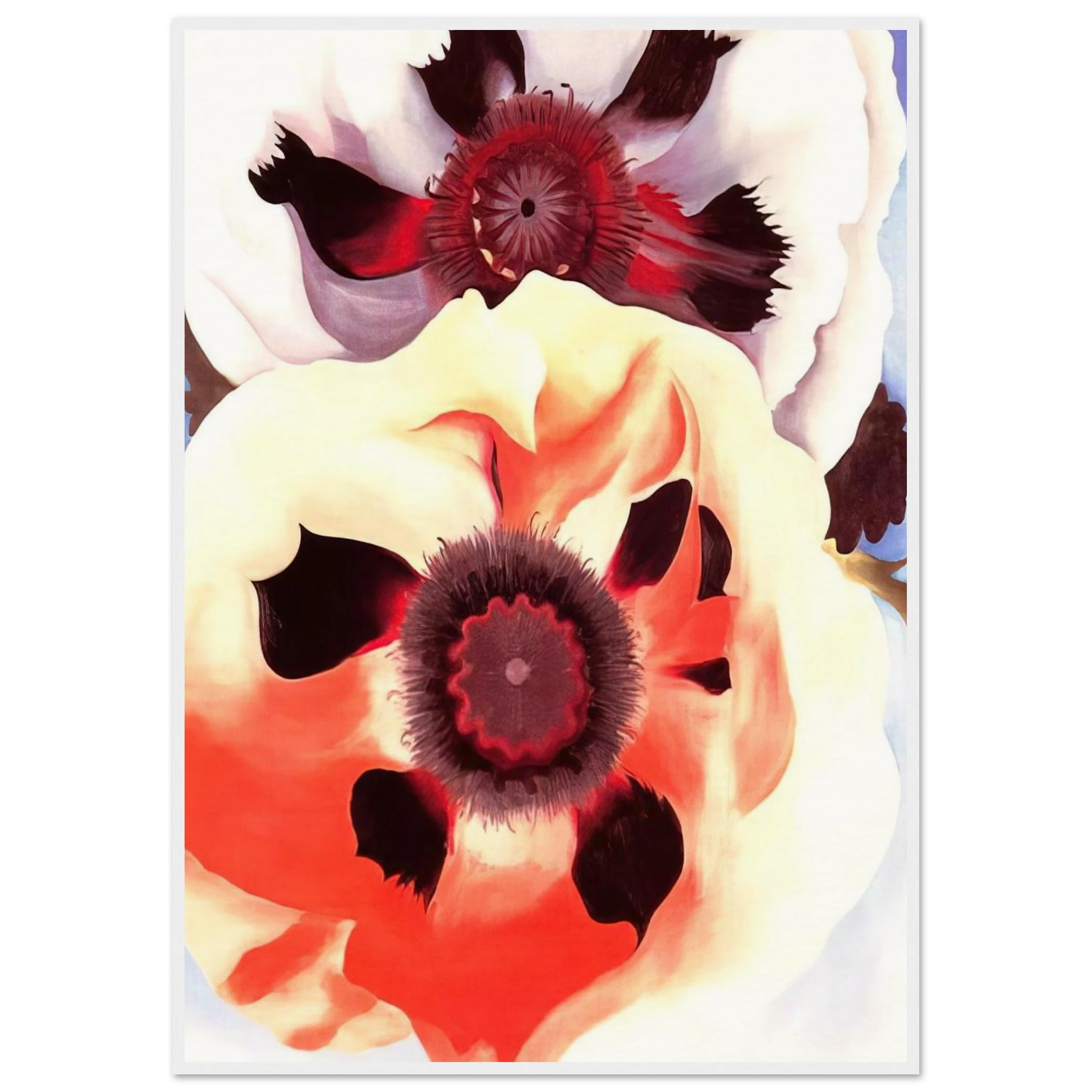 Poppies Framed Poster | Georgia O'Keeffe Framed Prints Wall Art | Georgia O Keeffe Prints