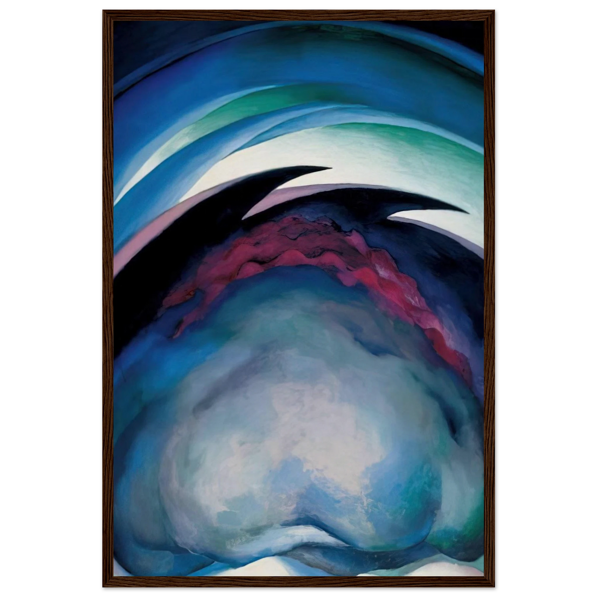From the Plains I Framed Poster | Georgia O'Keeffe Framed Prints Wall Art | Georgia O Keeffe Prints