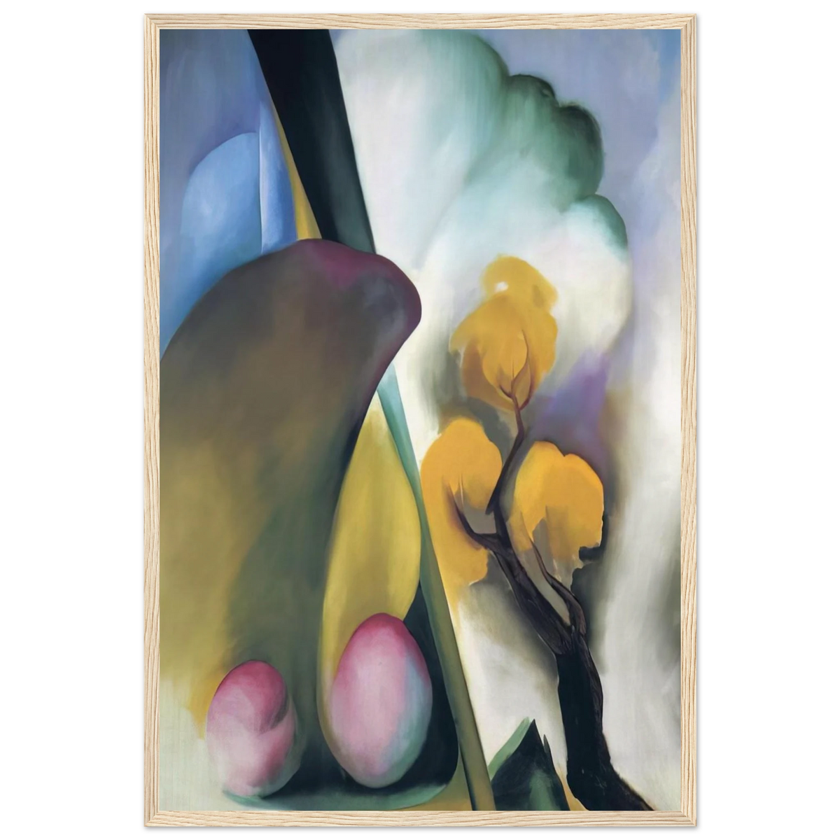 Spring Framed Poster | Georgia O'Keeffe Framed Prints Wall Art | Georgia O Keeffe Prints
