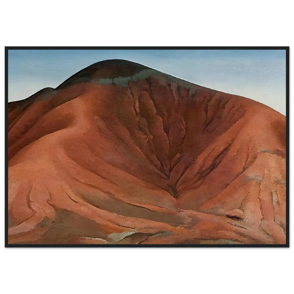 Small Purple Hills Framed Poster | Georgia O'Keeffe Framed Prints Wall Art | Georgia O Keeffe Prints