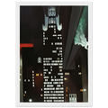 Radiator Building - Night, New York Framed Poster | Georgia O'Keeffe Framed Prints Wall Art | Georgia O Keeffe Prints