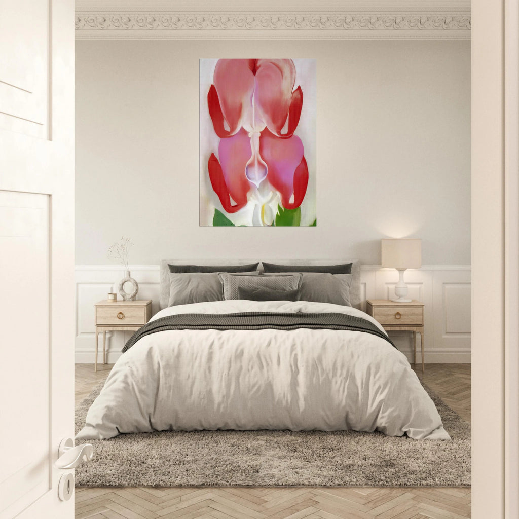 Bleeding Heart Canvas | Georgia O'Keeffe Canvas | Georgia O Keeffe Prints