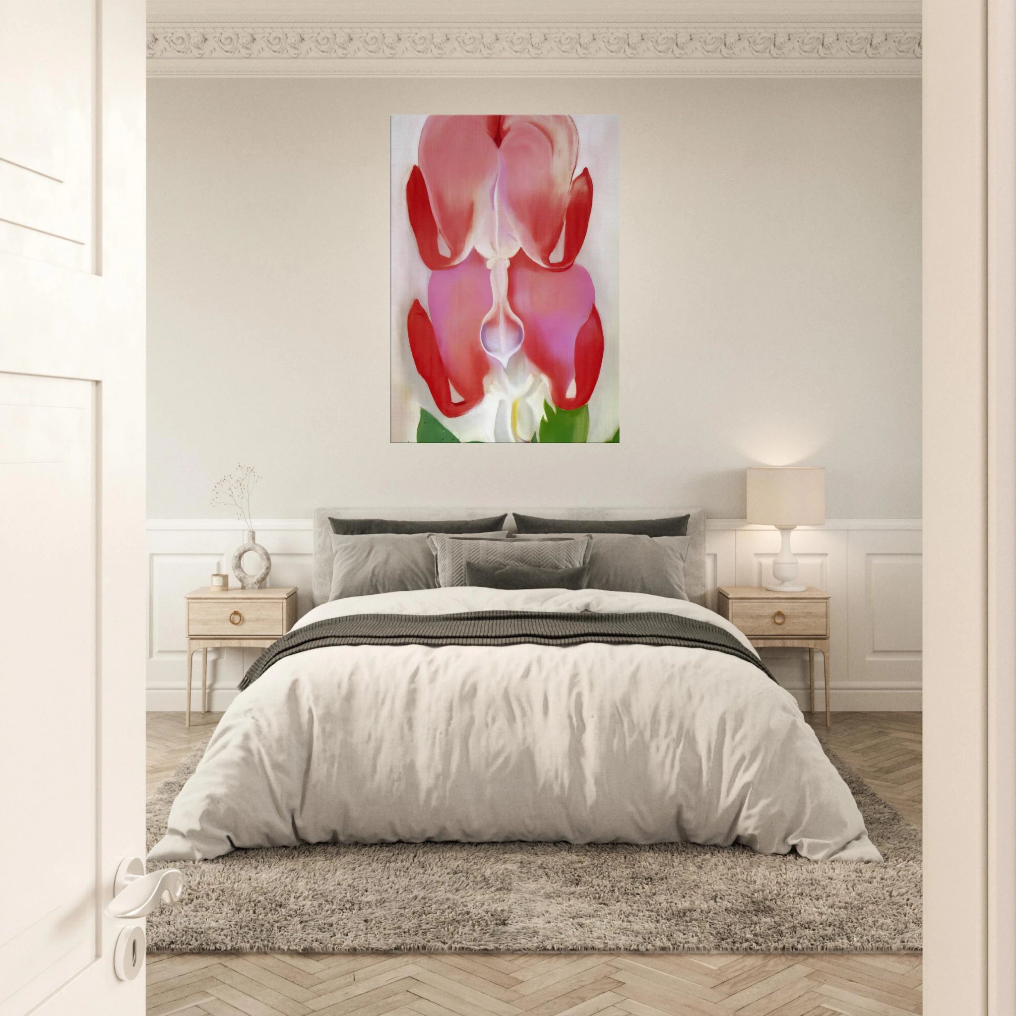 Bleeding Heart Canvas | Georgia O'Keeffe Canvas | Georgia O Keeffe Prints