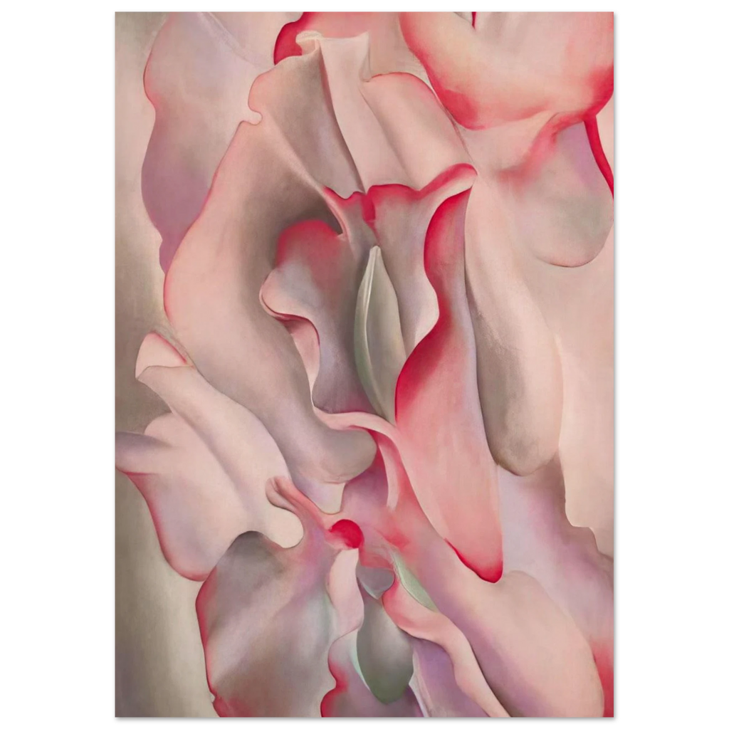 Pink Sweet Peas 2 Poster | Georgia O'Keeffe Poster | Georgia O Keeffe Prints