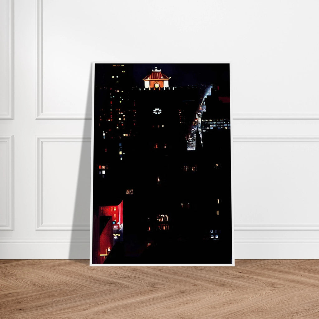 New York Night Framed Poster | Georgia O'Keeffe Framed Prints Wall Art | Georgia O Keeffe Prints