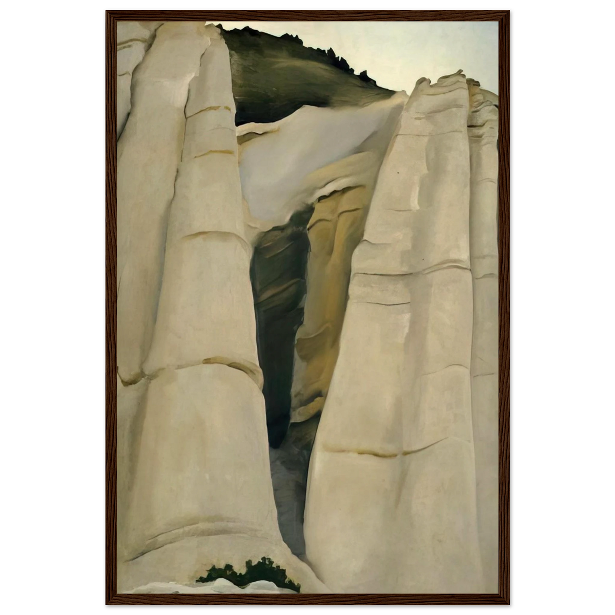 From the White Place Framed Poster | Georgia O'Keeffe Framed Prints Wall Art | Georgia O Keeffe Prints