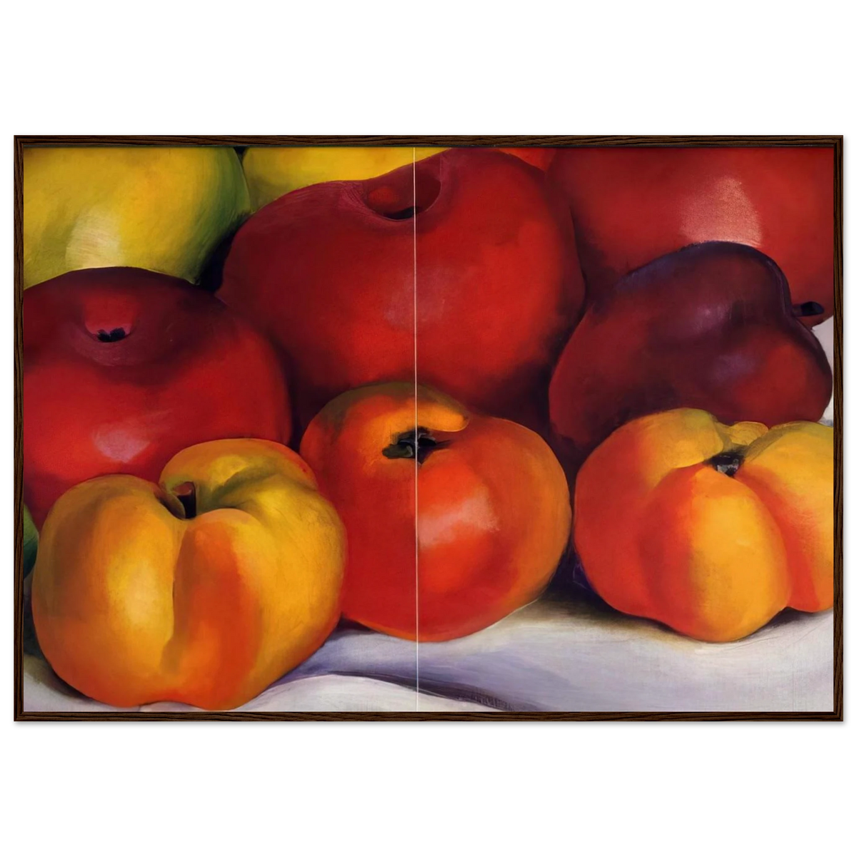 Apple Family Framed Poster | Georgia O'Keeffe Framed Prints Wall Art | Georgia O Keeffe Prints