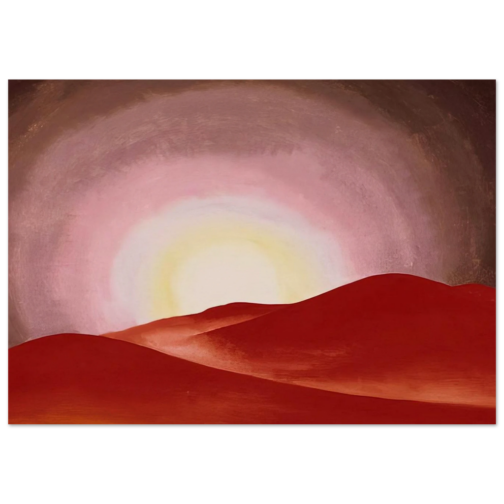 Red Hills, Lake George Poster | Georgia O'Keeffe Poster | Georgia O Keeffe Prints