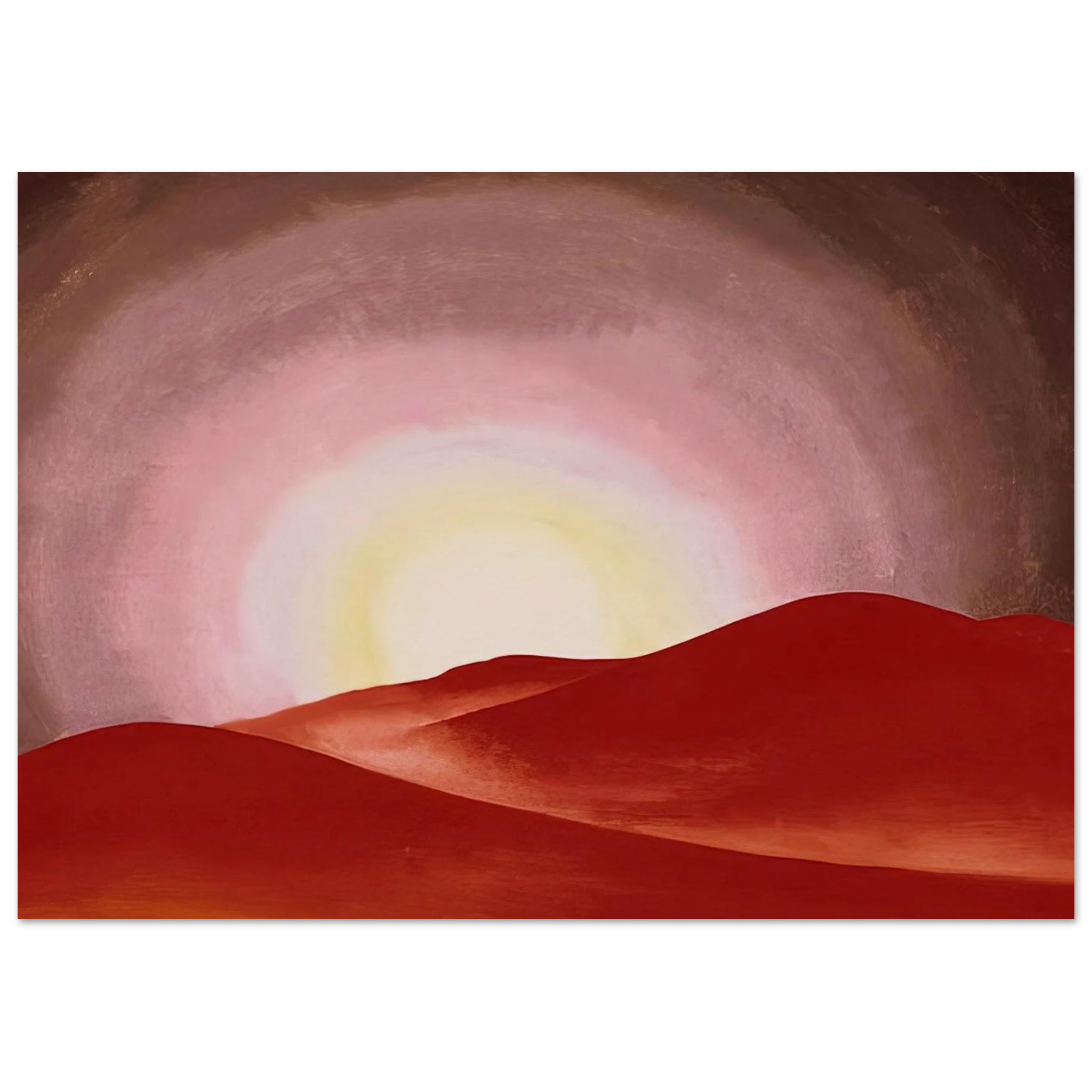 Red Hills, Lake George Poster | Georgia O'Keeffe Poster | Georgia O Keeffe Prints