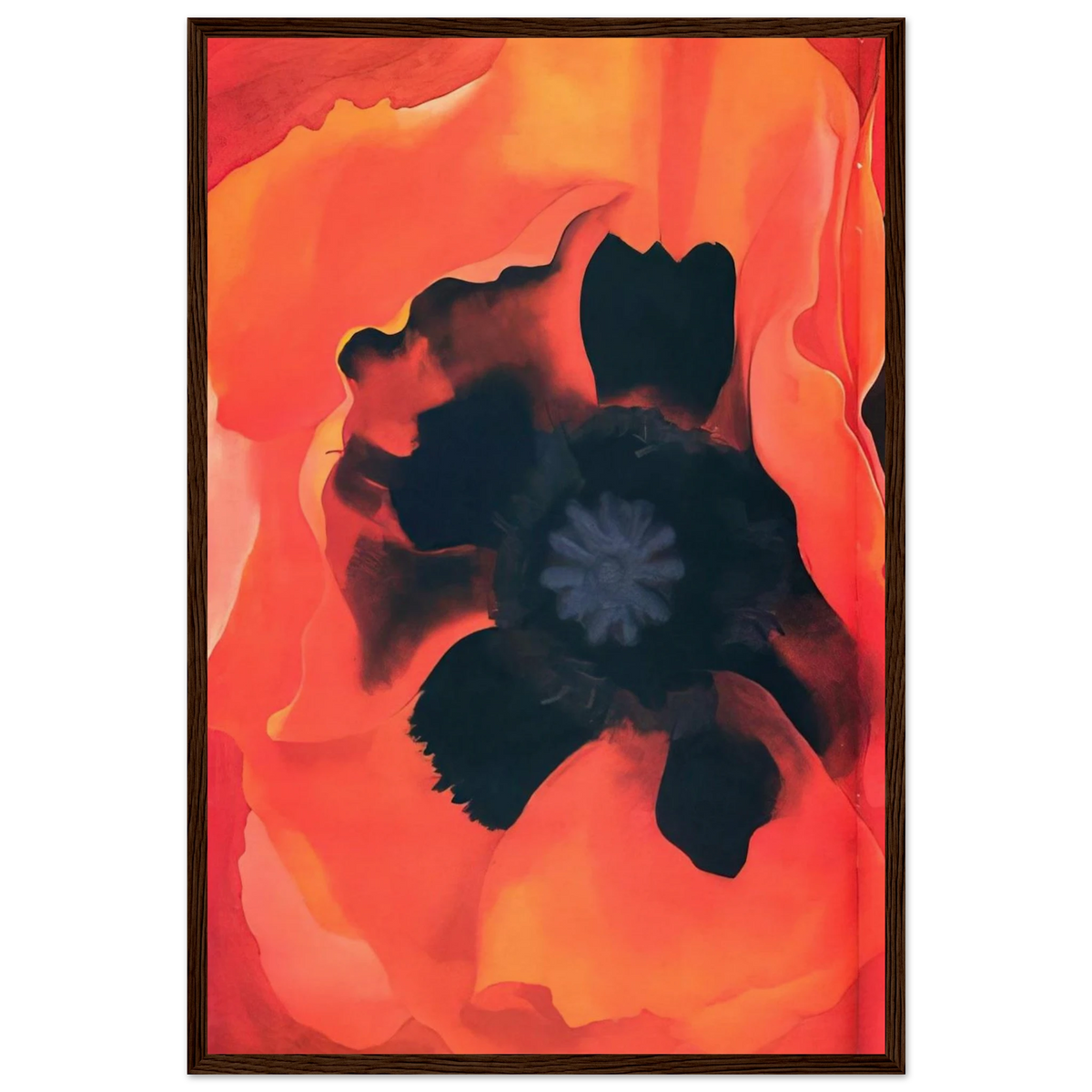 Poppy 2 Framed Poster | Georgia O'Keeffe Framed Prints Wall Art | Georgia O Keeffe Prints