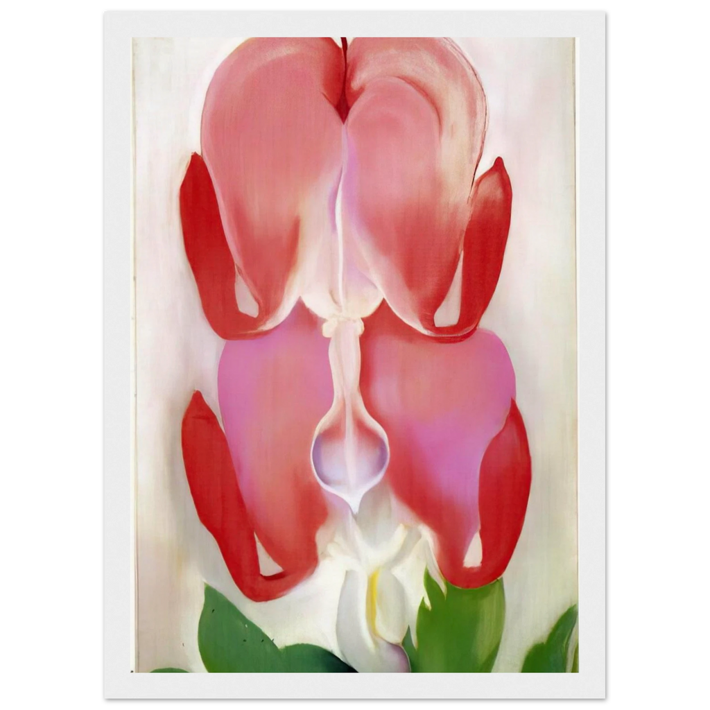 Bleeding Heart Framed Poster | Georgia O'Keeffe Framed Prints Wall Art | Georgia O Keeffe Prints