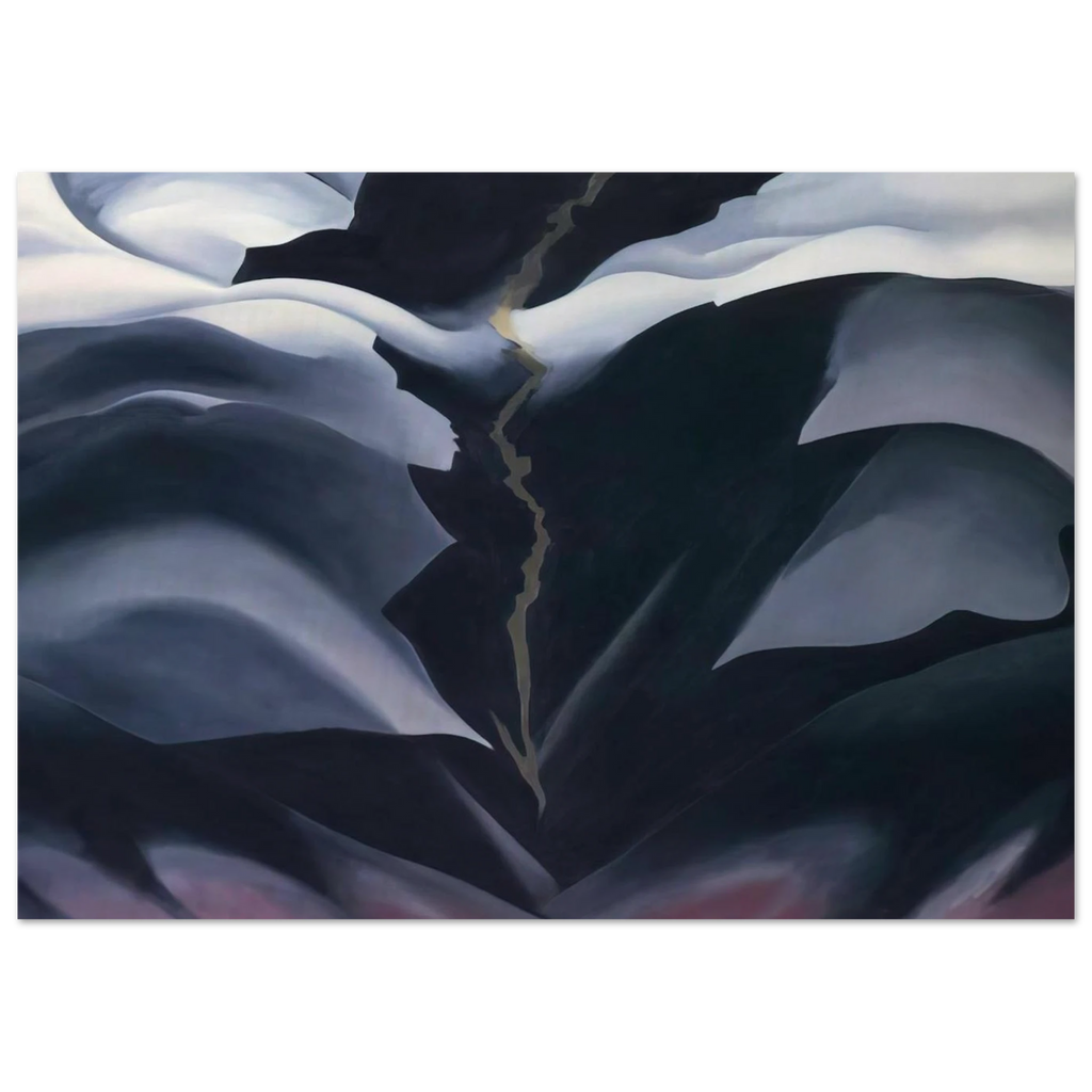 Black Place II Poster | Georgia O'Keeffe Poster | Georgia O Keeffe Prints