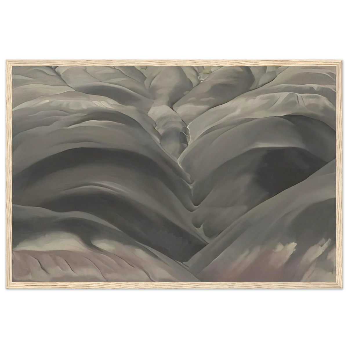 Black Place I Framed Poster | Georgia O'Keeffe Framed Prints Wall Art | Georgia O Keeffe Prints