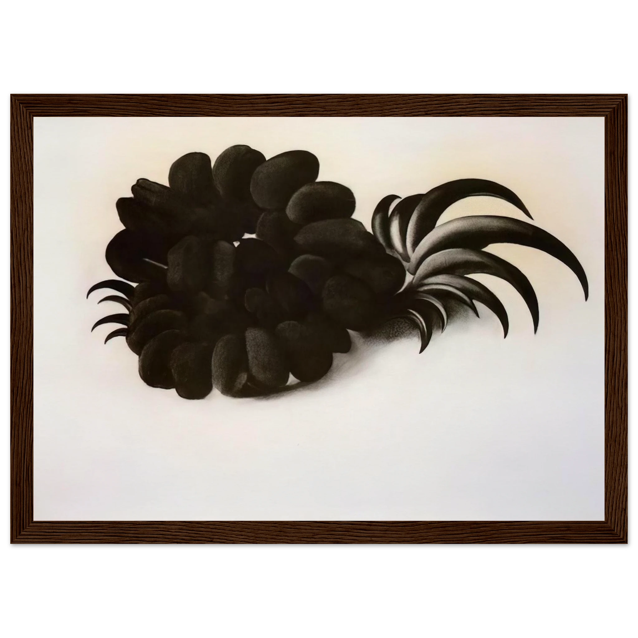 Eagle Claw and Bean Necklace Framed Poster | Georgia O'Keeffe Framed Prints Wall Art | Georgia O Keeffe Prints